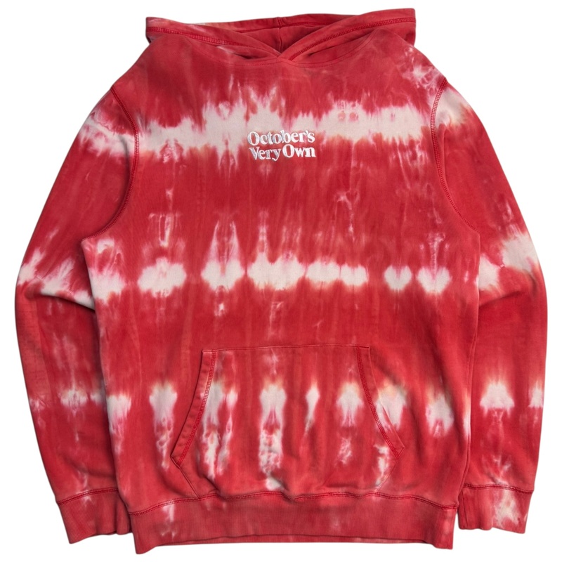 OVO Marble Tie Dye Hoodie Red|L