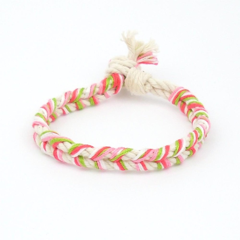 Passion Fruit Braided Bracelet