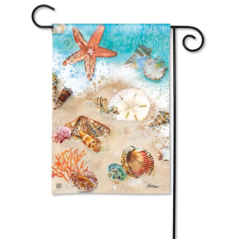 Seashore Treasures Garden Flag