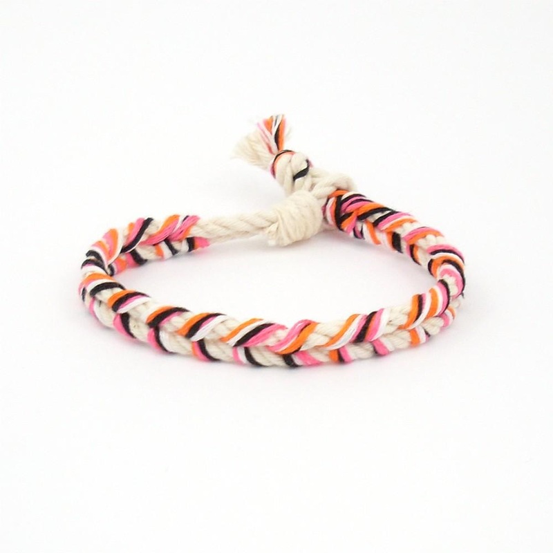 Sherbet Summer Braided Bracelet
