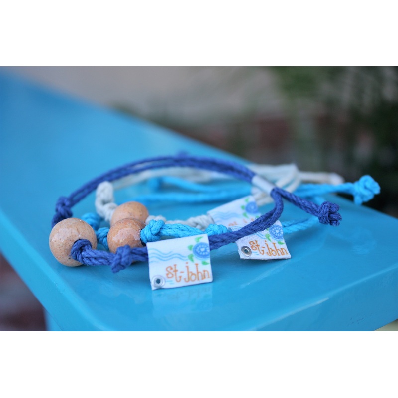 St. John, BVI Earth Band|Navy|White