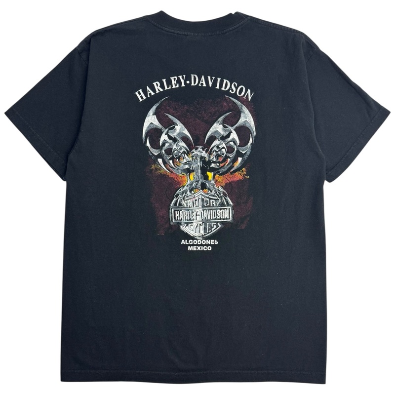 Vintage Harley Davidson Metal Cyber Phoenix T-Shirt