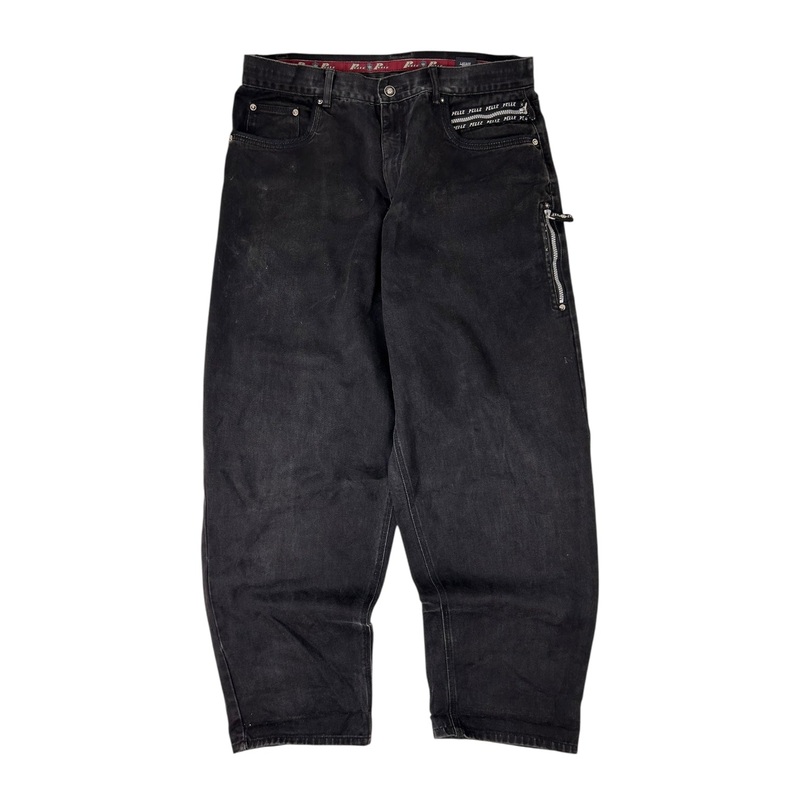 Vintage Y2K Pelle Pelle Denim Jeans Black