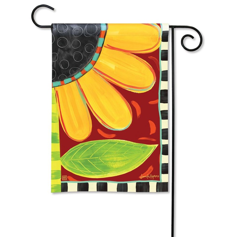 Whimsical Sunflower Garden Flag