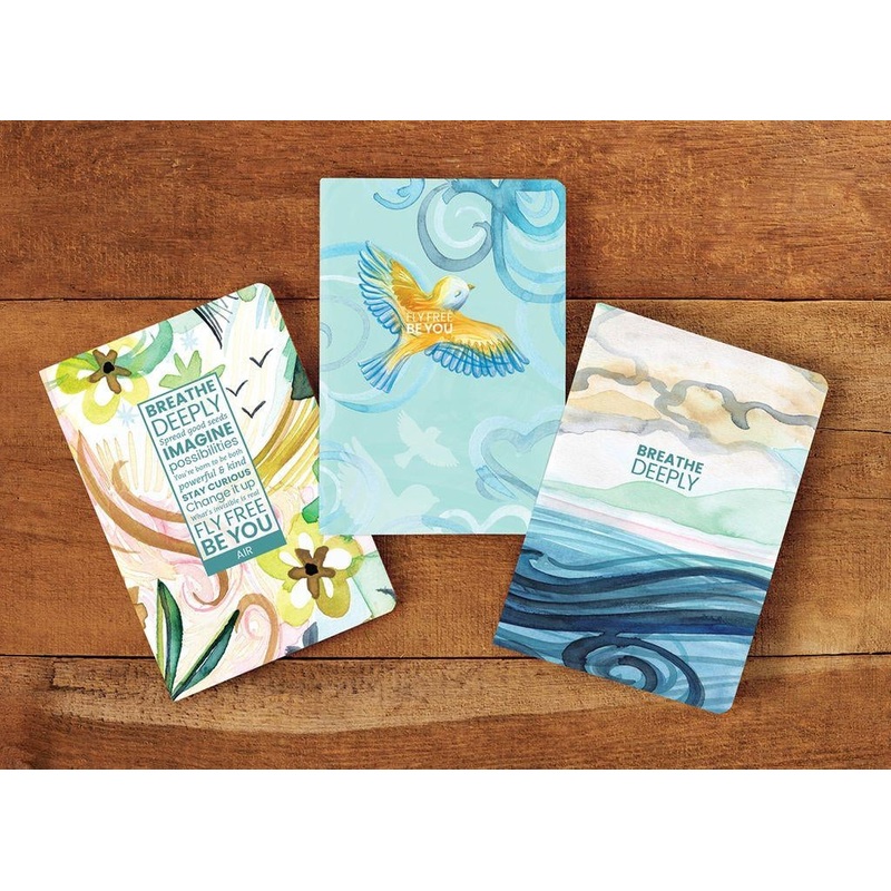 Air Element Breathe Deeply Journals (Sold Separately)