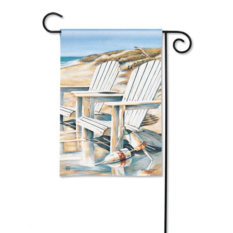 Beach Chairs Garden Flag