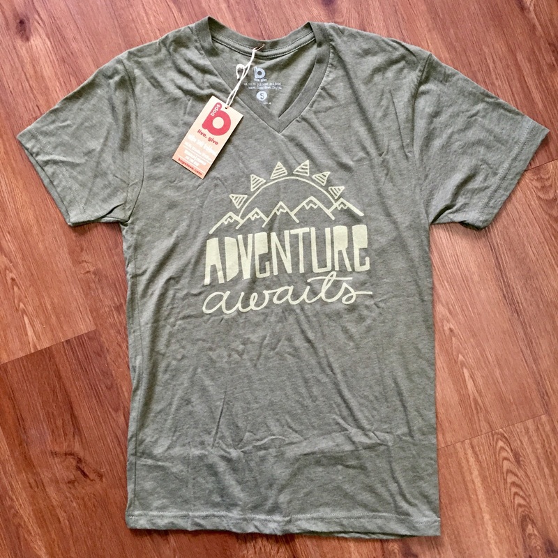 Bops Adventure Awaits V-Neck Tee