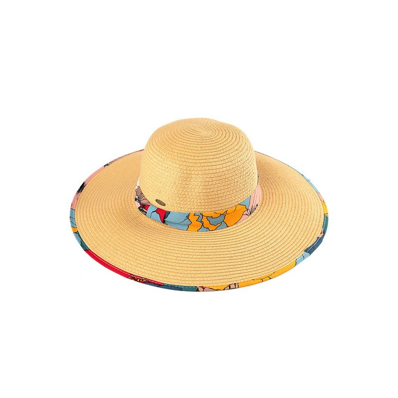 Floral Sun Hat (Red)