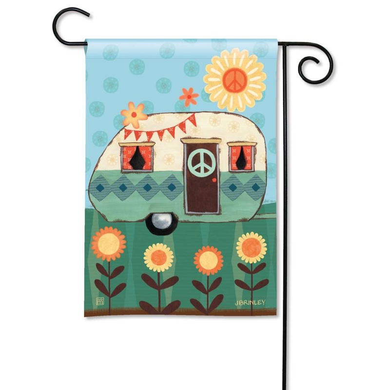 Happy Life Garden Flag