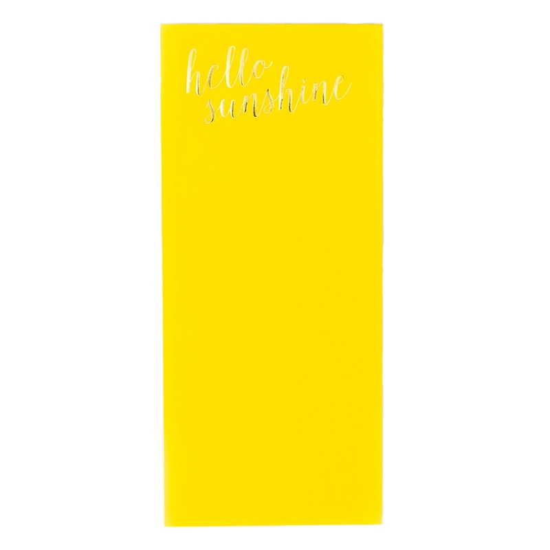 Hello Sunshine List Pad