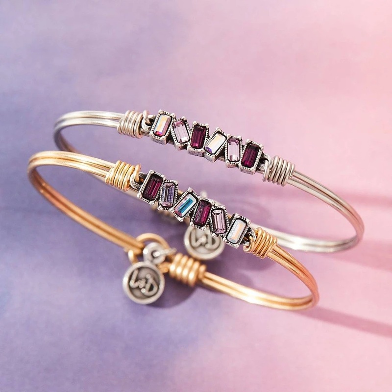 Mini Hudson Purple Ombre Bangle Bracelet