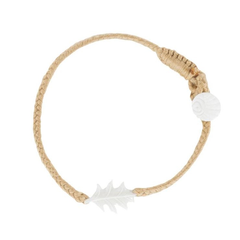 Oak Leaf Bracelet|Ginger|Button