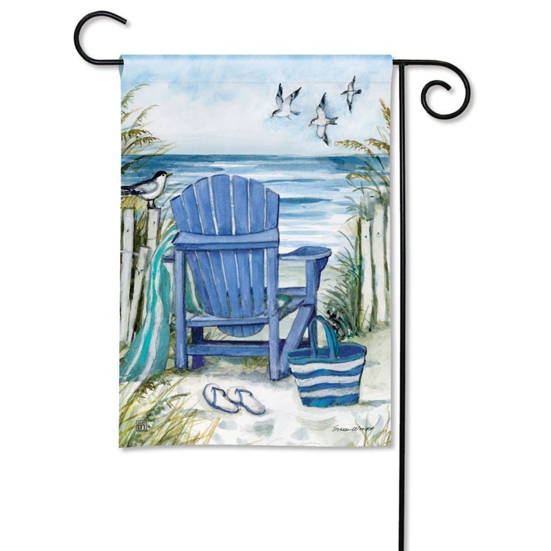 Ocean View Garden Flag