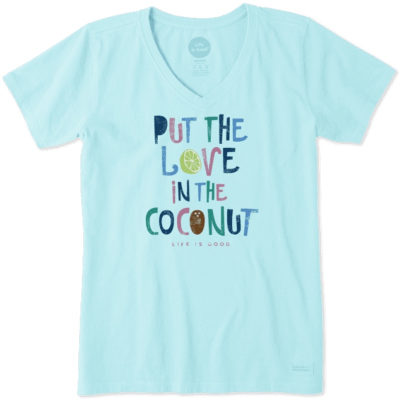 Put The Love In The Coconut Crusher Vee (Size S, M)