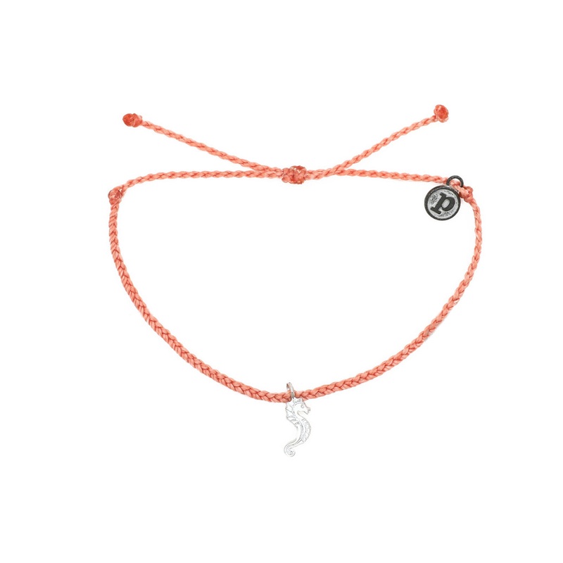 Seahorse Charm Bracelet|Salmon|Blush