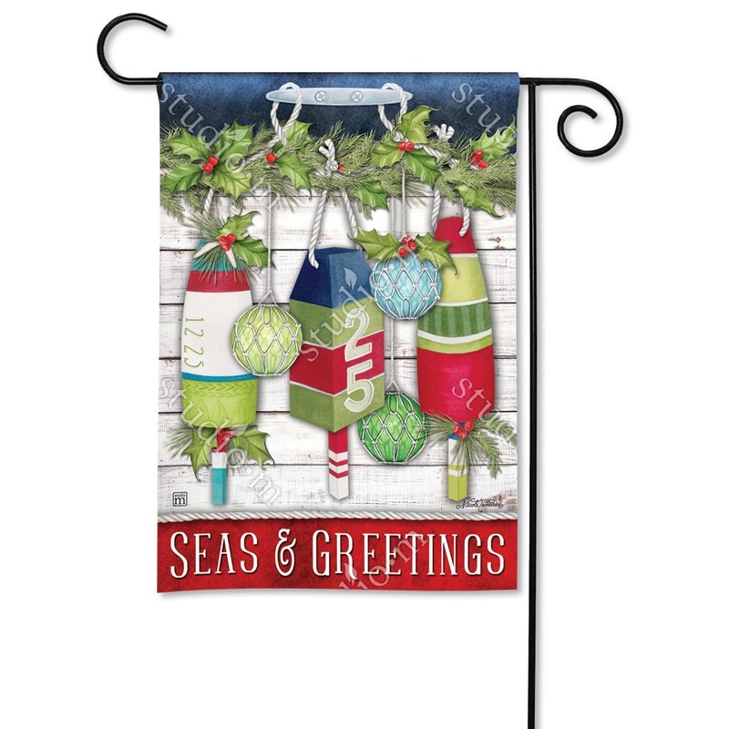 Seas and Greetings Garden Flag