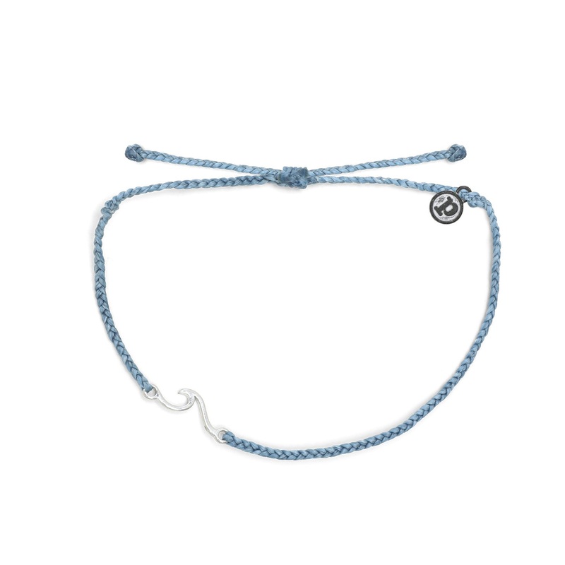 Shoreline Anklet|Blush|Sky Blue