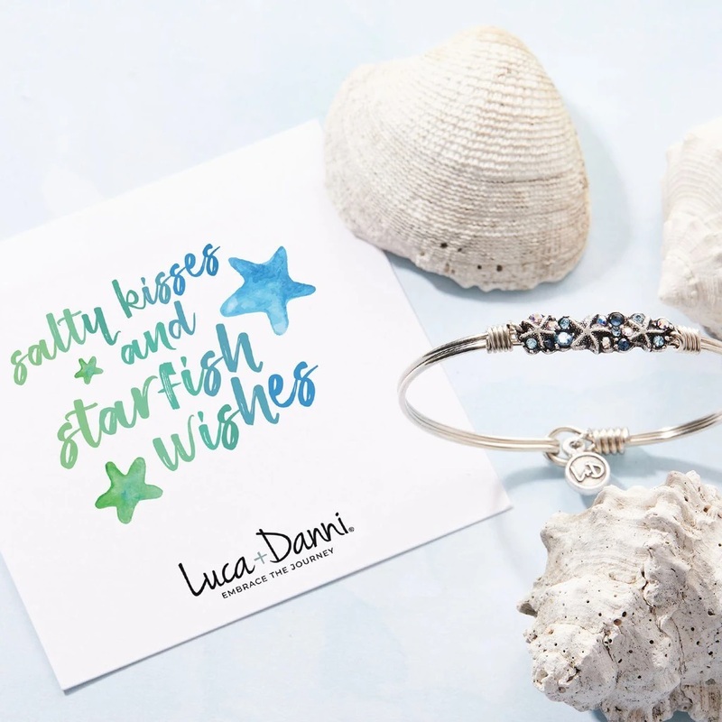 Starfish Medley Bangle Bracelet