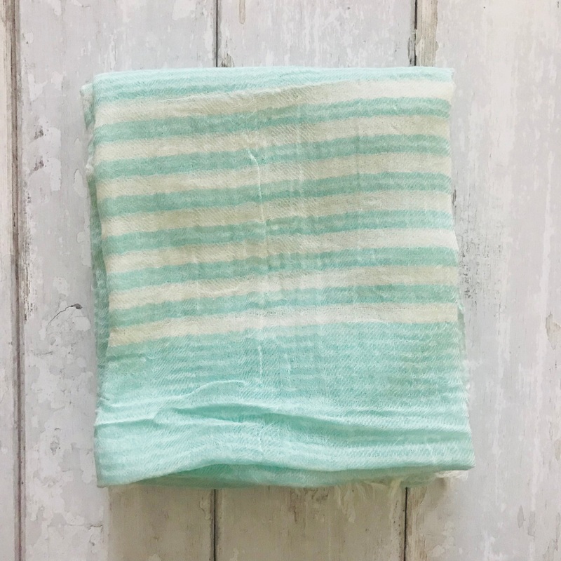 Stripe Scarf – Mint