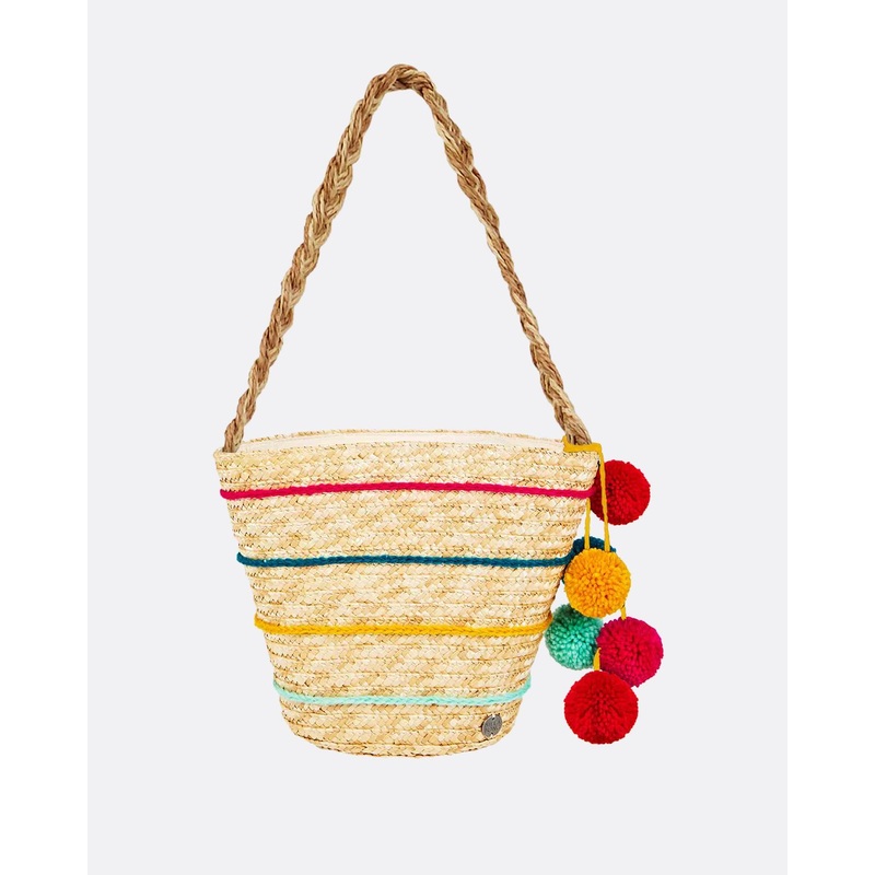 Sun Seeker Straw Tote Bag
