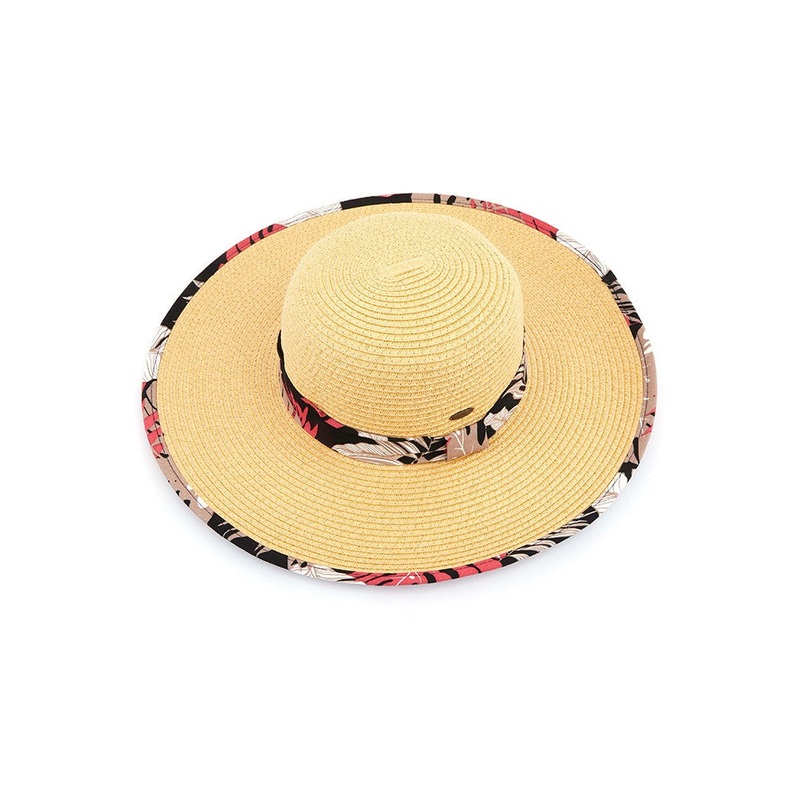 Tropical Sun Hat (Black)
