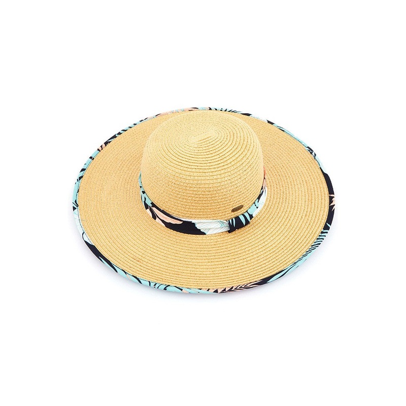 Tropical Sun Hat (Navy)