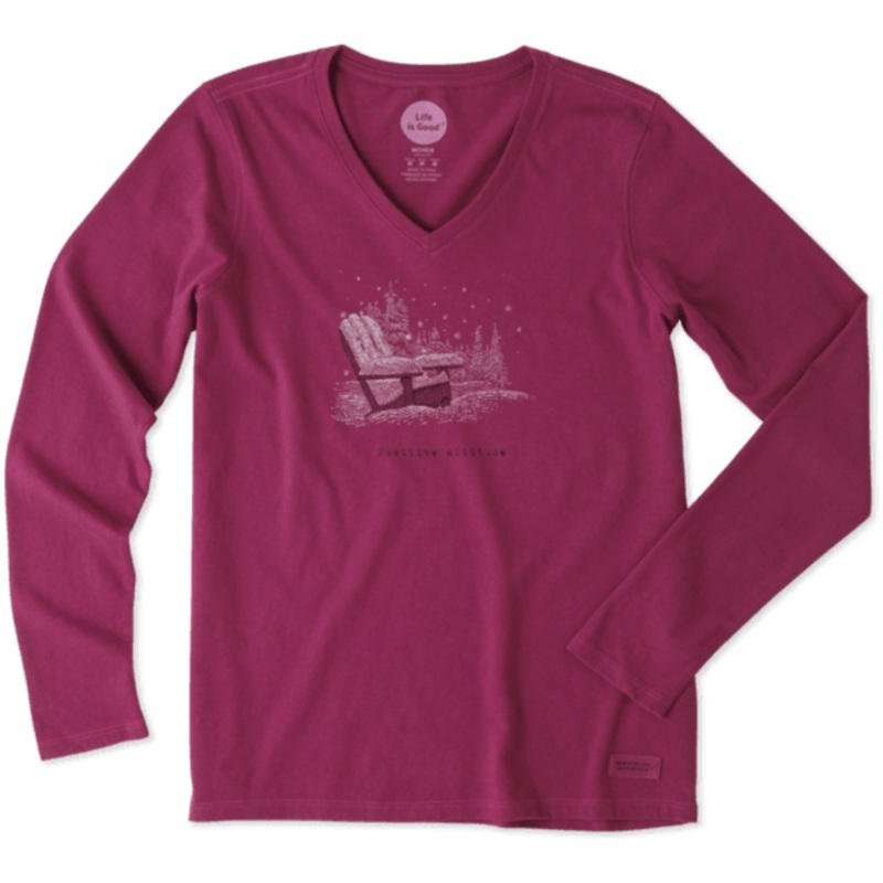 Women’s Positive Altitude Adirondack Long Sleeve Crusher Vee