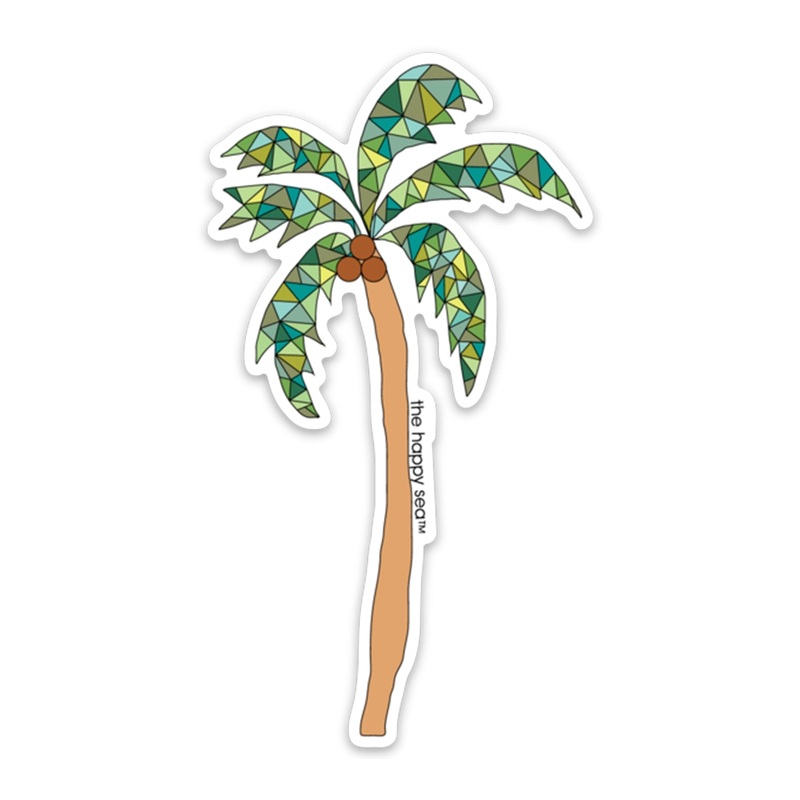 4 Palm Tree Vinyl Sticker
