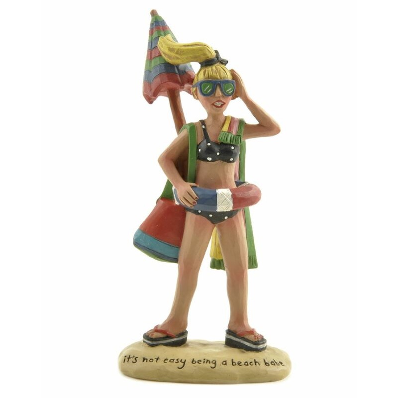 Beach Babe with Beach Bag