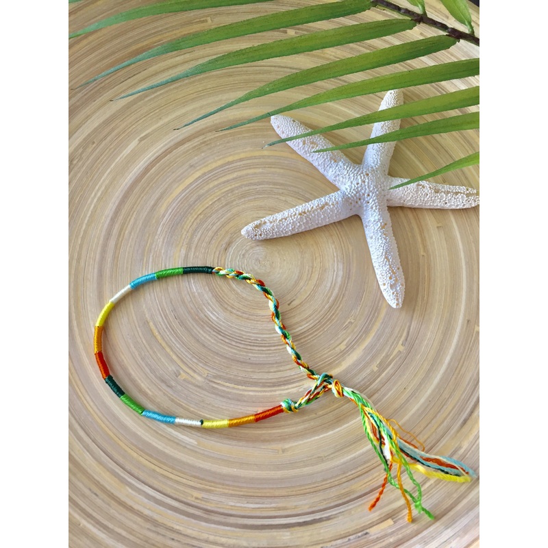 Color Block Friendship Anklet/Bracelet