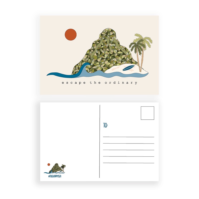 Escape The Ordinary Postcard