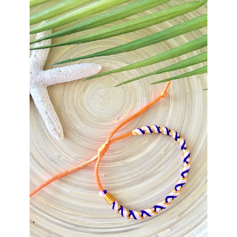Purple Crossweave Anklet/Bracelet