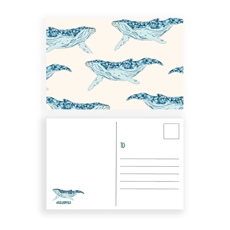 Save The Whales Postcard