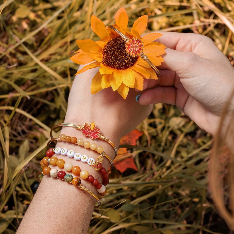 Autumn Daze Stretch Bracelet|M/L – 7″