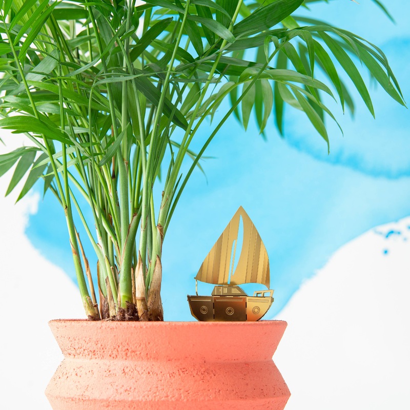 Boat Mini Model – Terrarium Decor DIY Kit