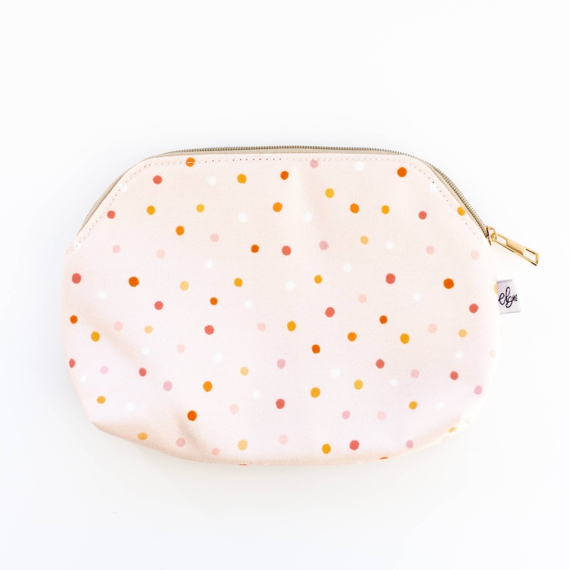 Confetti Dots Zipper Pouch
