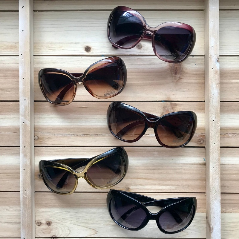 Floral Fashion Sunglasses|Pink|Green|Light Brown|Dark Brown|Black