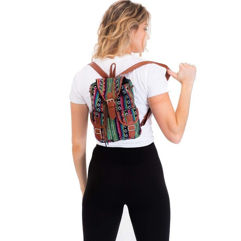 Juniors Boho Concert Festival Backpack