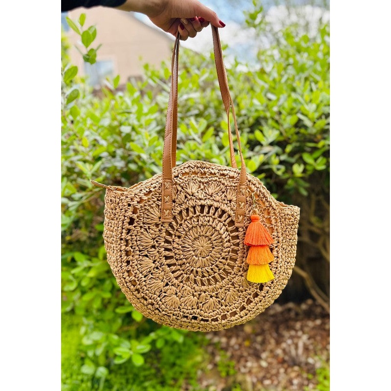 Spring Isla Beach Bag|Khaki|beige|OS