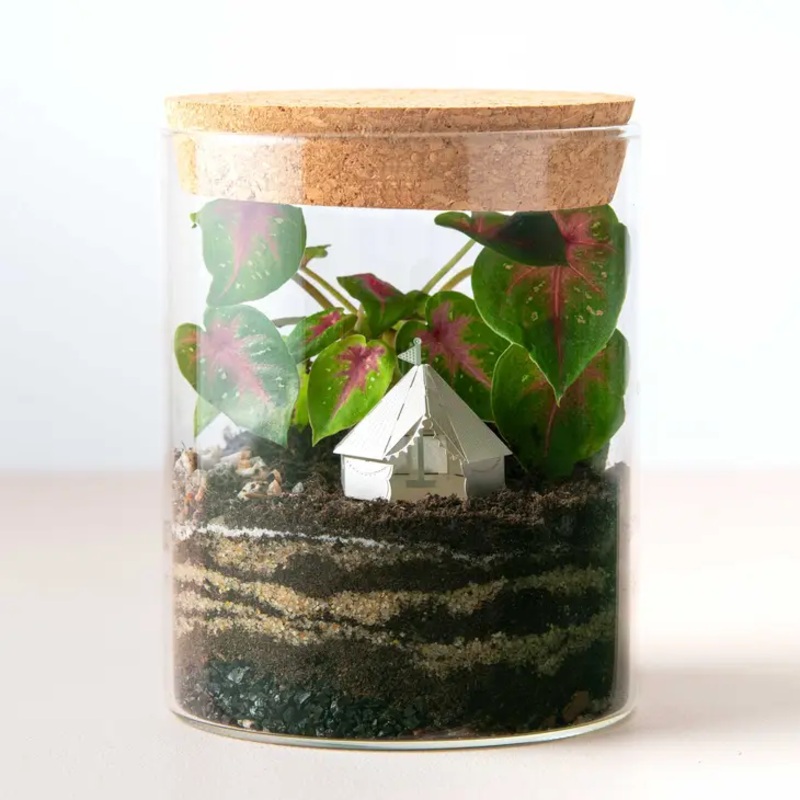 Tent Mini Model – Terrarium Decor DIY Kit