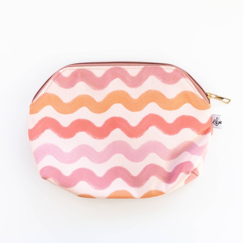 Warm Waves Zipper Pouch