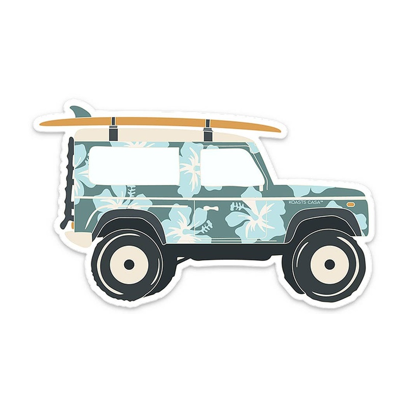 3.5 Hibiscus FJ Sticker