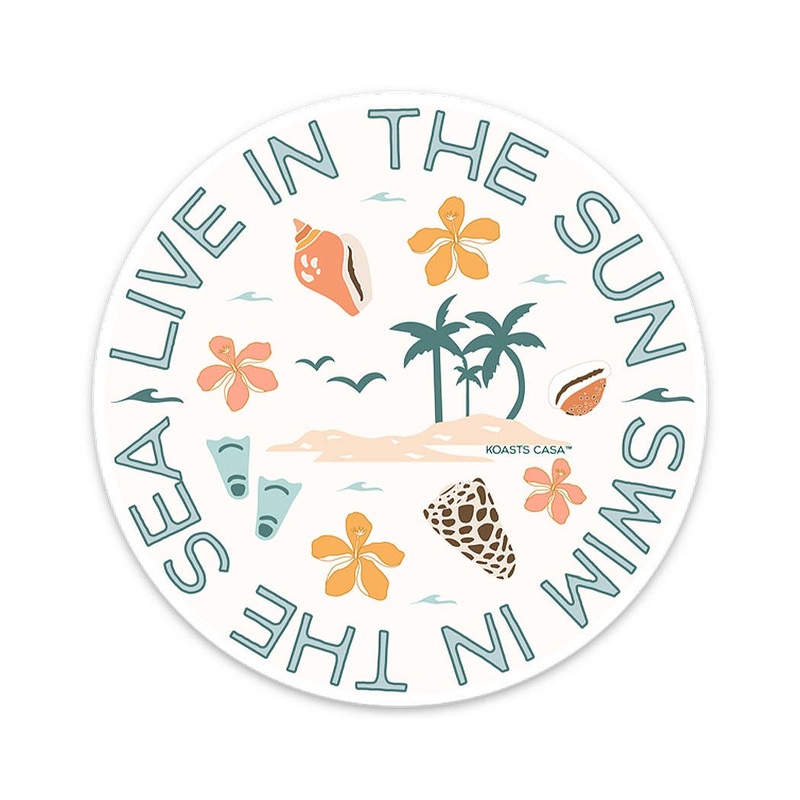 3.5 Live In The Sun Sticker