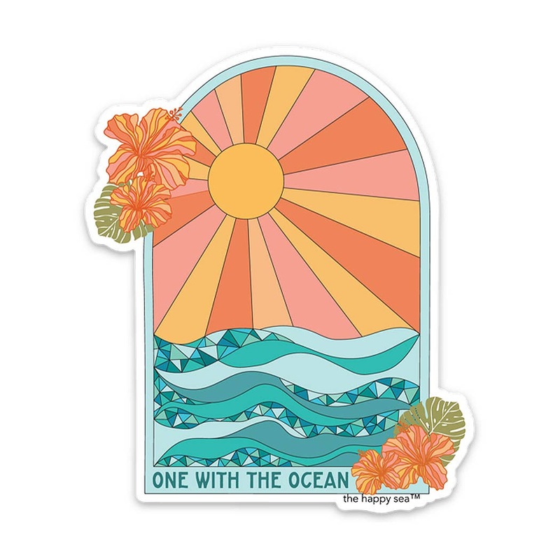 4 One With The Ocean Sticker