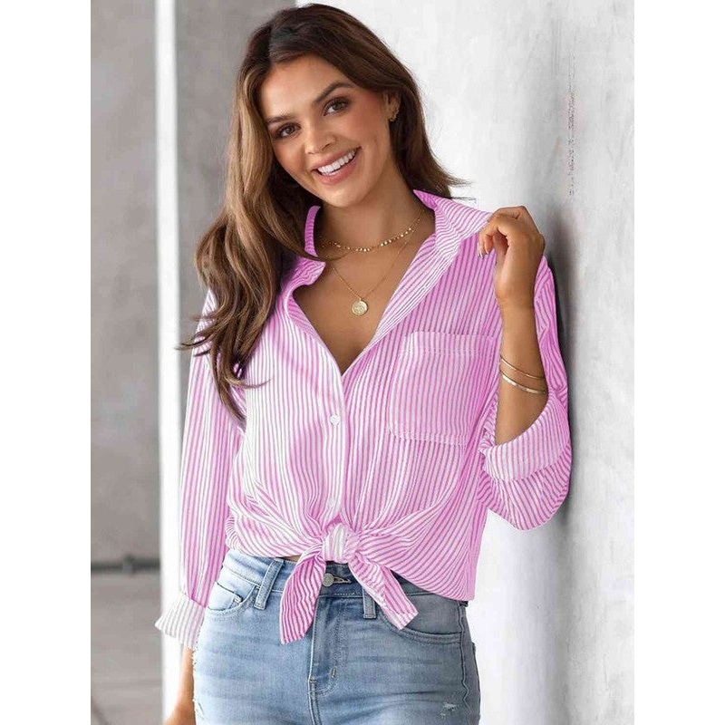 Aussie Collard Neck Shirt|Carnation Pink|Misty Blue|Mid Green|Vivid Violet|Sand|Small|Large|XL|XXL|Medium