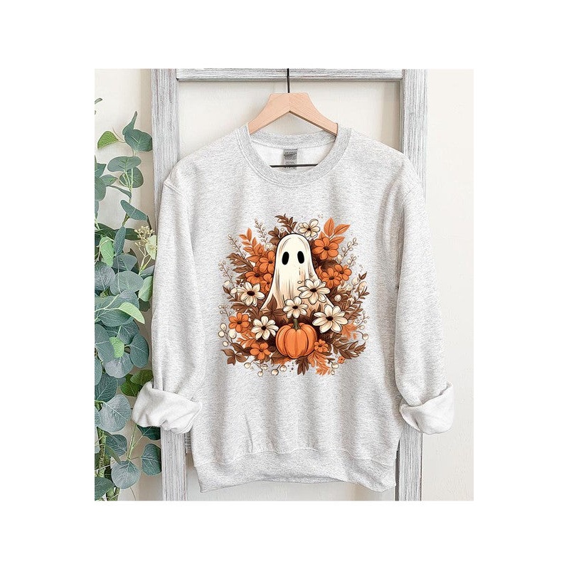 Autumn Ghost Unisex Fleece Sweatshirt