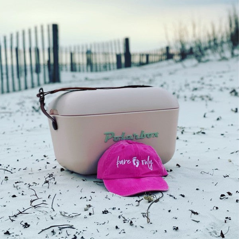 Bare Feet Only Baseball Hat|Fuchsia|One size