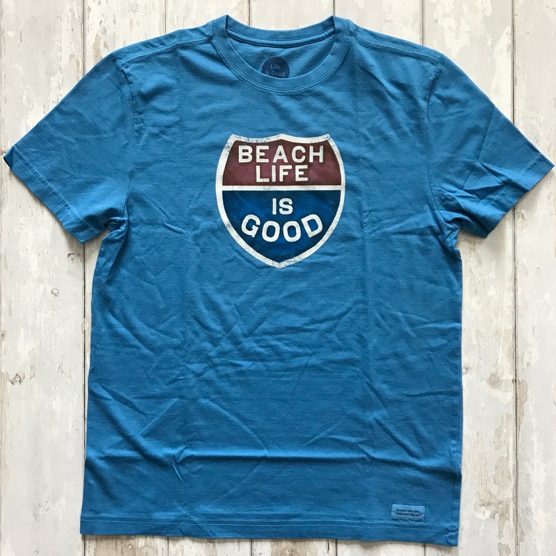 Beach Life is Good Mens Tee|Small