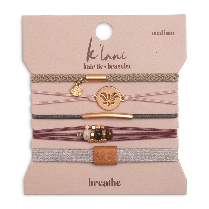 Breathe Hair Tie Bracelet Set