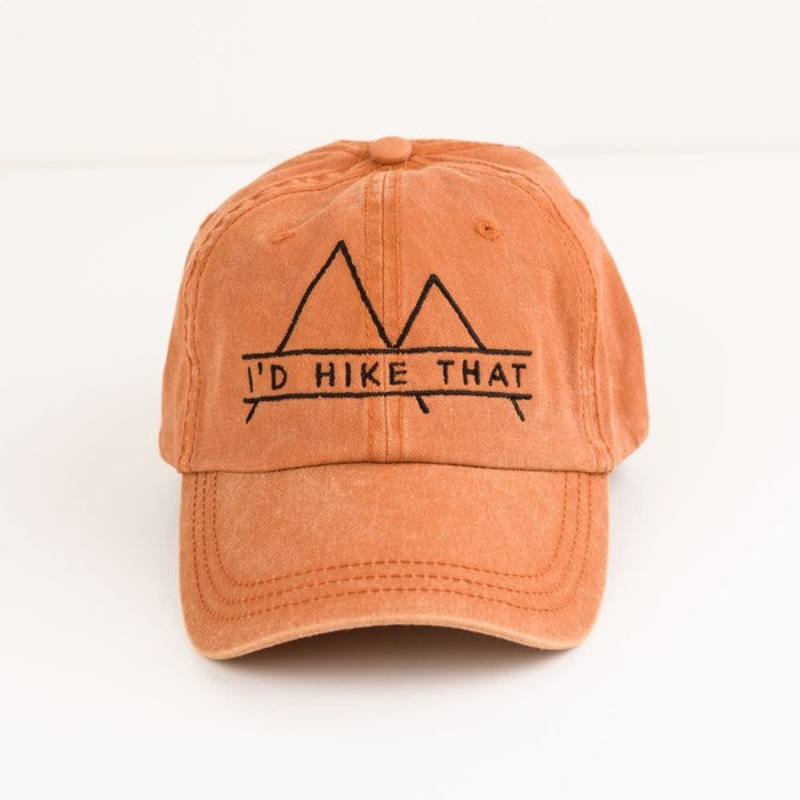 Embroidered I’d Hike That Canvas Hat